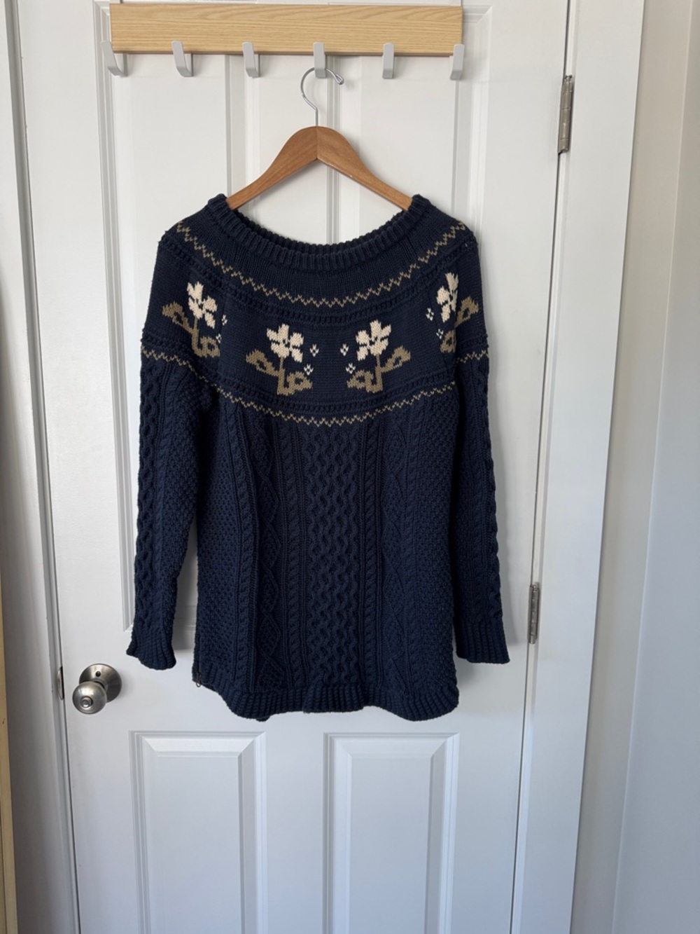 L.L. Bean Fisherman Tunic Sweater